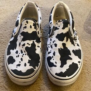VANS Women’s Cow Print Slip on